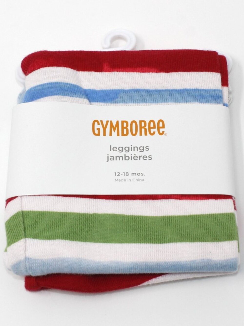 NWT Gymboree 12-18M watercolor stripe leggings Burst of Spring